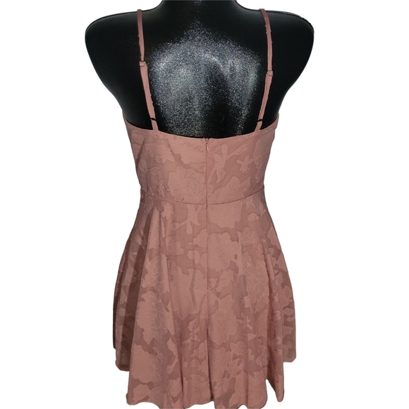 Shein Pink Floral Patterned Spaghetti Strap Dress S - Picture 5 of 5